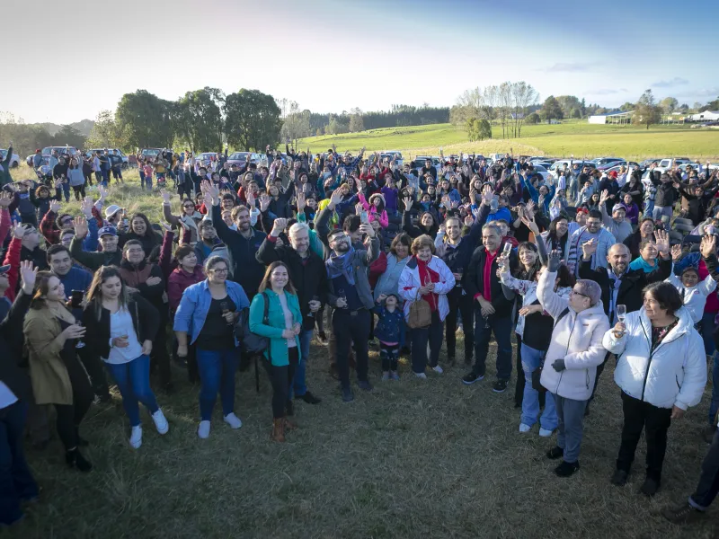 Adquisición de terreno de siete hectáreas permitirá a 300 familias de Nueva Braunau contar con sus anheladas viviendas
