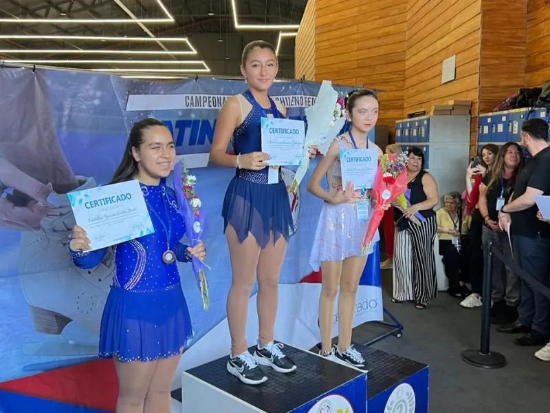 Alumna del Colegio Germania Aline Boudon Grandjean obtuvo primer lugar en Campeonato Nacional Federado de Patinaje Sobre Hielo