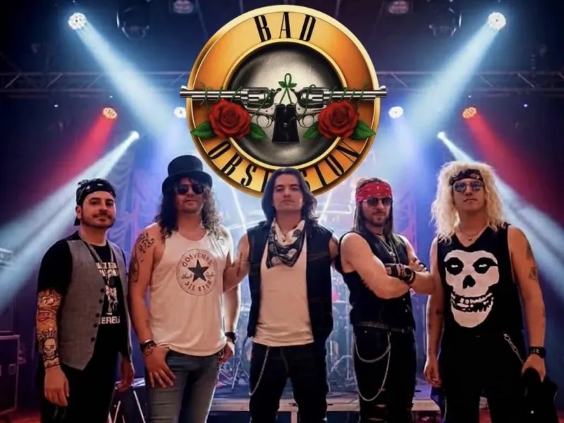 Bad Obsession revive la energía de Guns N’ Roses en Puerto Varas