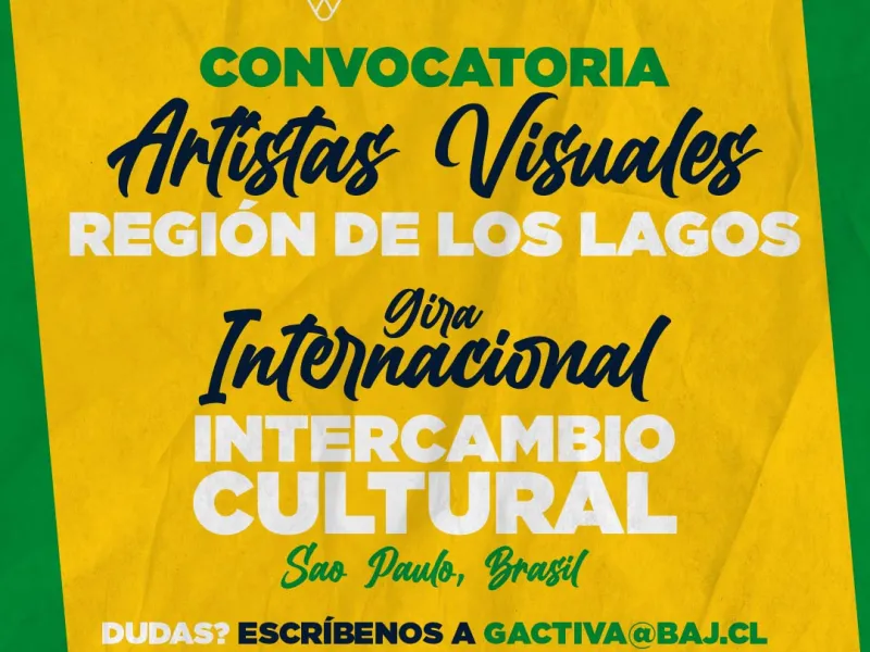 BAJ Los Lagos convoca a Gira Internacional a artistas visuales de la región
