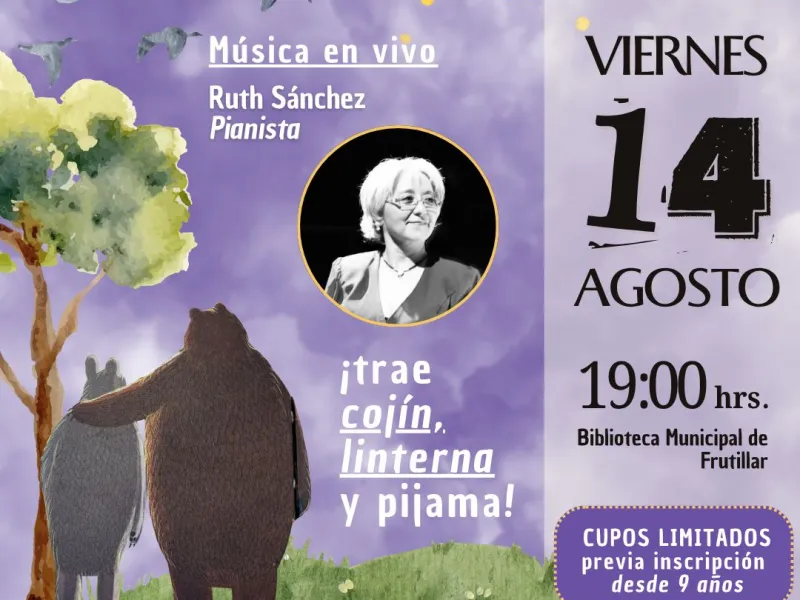 Biblioteca de Frutillar conmemora el Mes de las Infancias con “Noches de Cuentos”