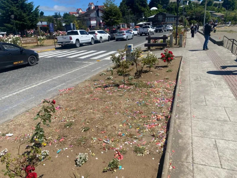 Celebraciones de Año Nuevo convirtieron a Puerto Varas en un Basural