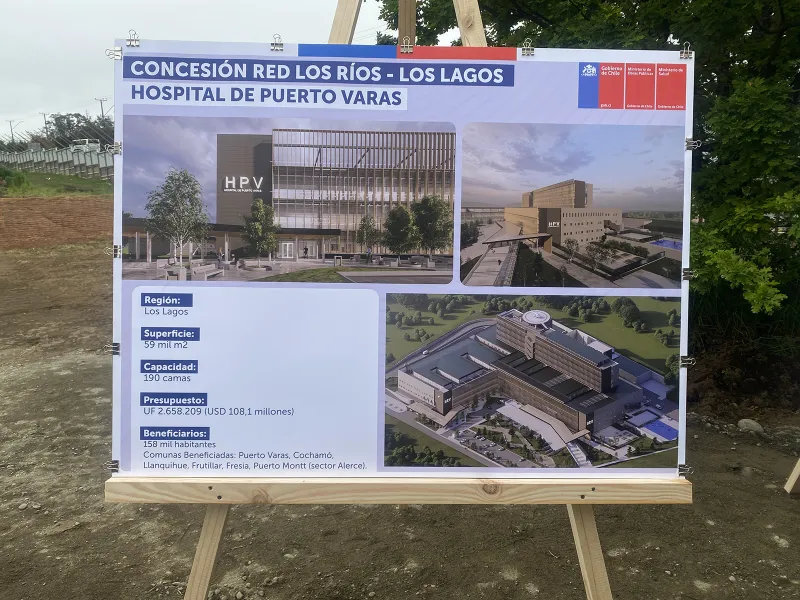Ceremonia de Primera Piedra de Hospital de Puerto Varas se llevará a cabo este lunes