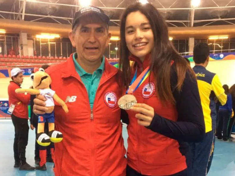Ciclista puertovarina Lourdes Alfaro logró medalla de plata en los Juegos Suramericanos de la Juventud Santiago 2017