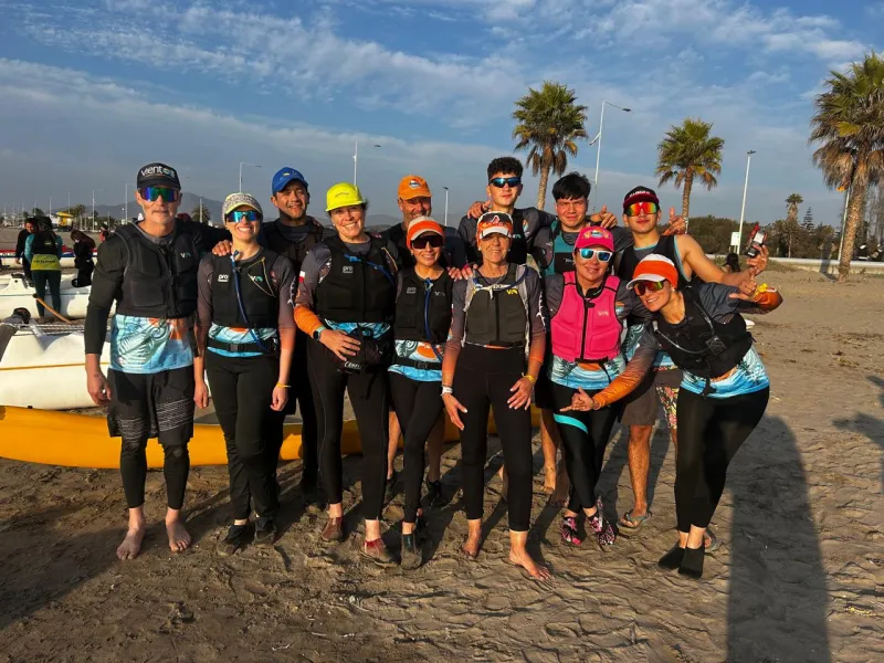 Club Viento Sur de Llanquihue logra 11 podios nacionales y clasifica deportistas al Panamericano de Canoa Polinésica