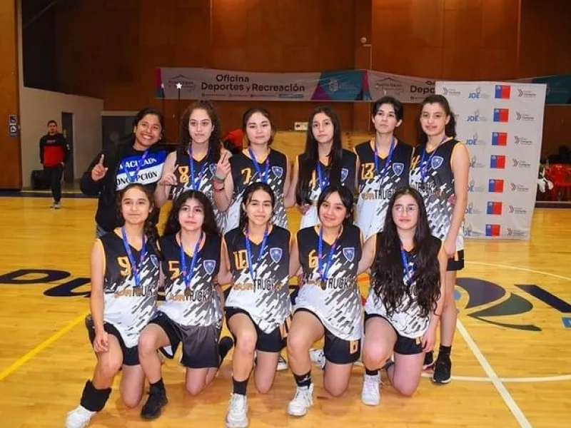 Colegio Inmaculada Concepción de Puerto Varas se consagró campeón provincial de los Juegos Deportivos Escolares de básquetbol femenino