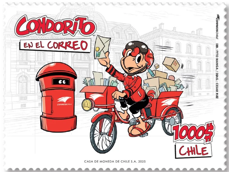 Condorito se Toma el Correo: Nuevo Sello Conmemora sus 75 Años de Historia y Humor