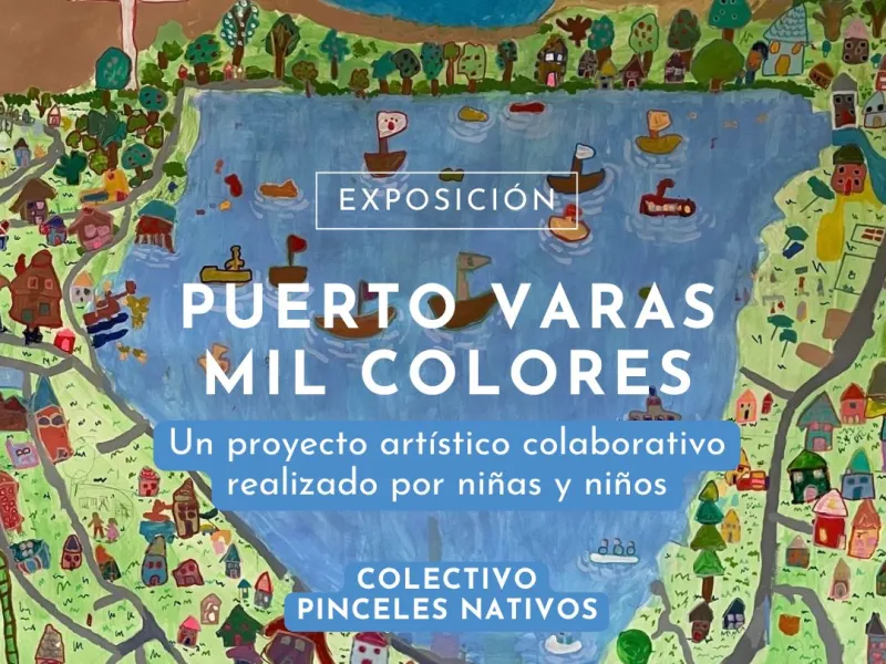 Desde los ojos de las infancias: Exposición Puerto Varas Mil Colores se presentará en Centro Cultural Bosque Nativo