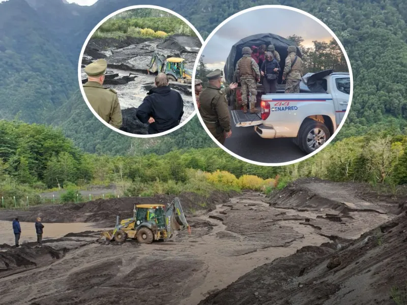 Deslizamientos de tierra en ruta Ensenada – Petrohué provocaron la evacuación de 150 pasajeros