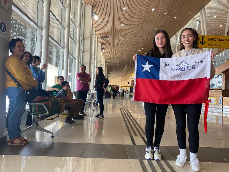 Estudiantes de Fresia viajaron a Estados Unidos para desarrollar pasantía internacional