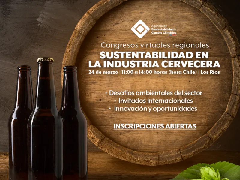 Expertos internacionales abordarán desafíos y oportunidades en Congreso de cervecería sustentable