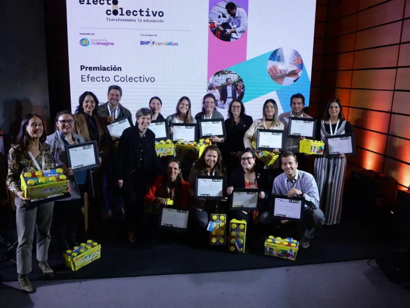Fondo Efecto Colectivo premió proyectos que llevarán innovación educativa a 13 regiones de Chile