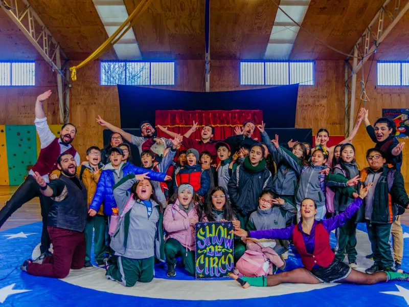 Fundación Mustakis y Circo Frutillar celebran “Circo en tu escuela 2024” con evento circense dirigido a niños, niñas y profesores