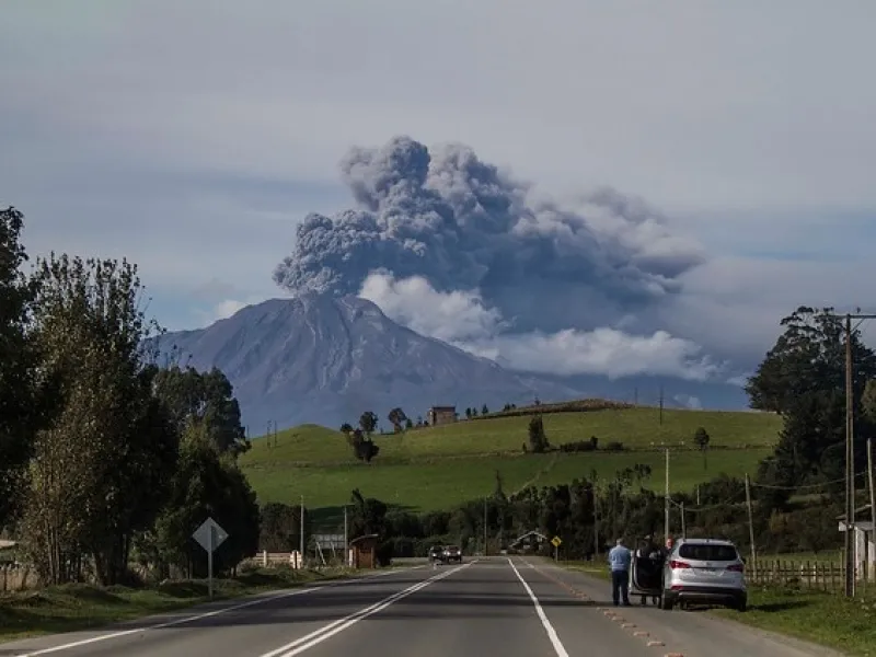Hoy Puerto Varas participa en simulacro de evacuación por erupción del volcán Calbuco
