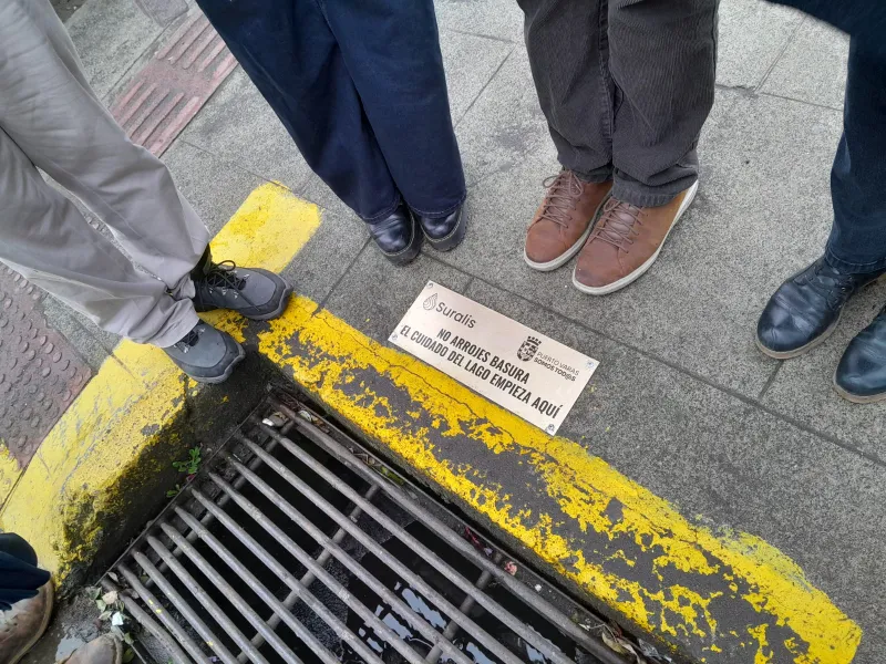 Inauguran novedosa placa que llama a cuidar el lago Llanquihue en Puerto Varas