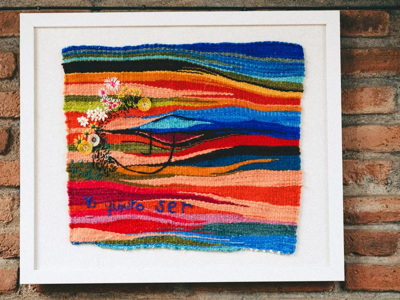 Las artistas Andrea Borrero y Drus Nur presentarán sus obras textiles en Centro Cultural Bosque Nativo