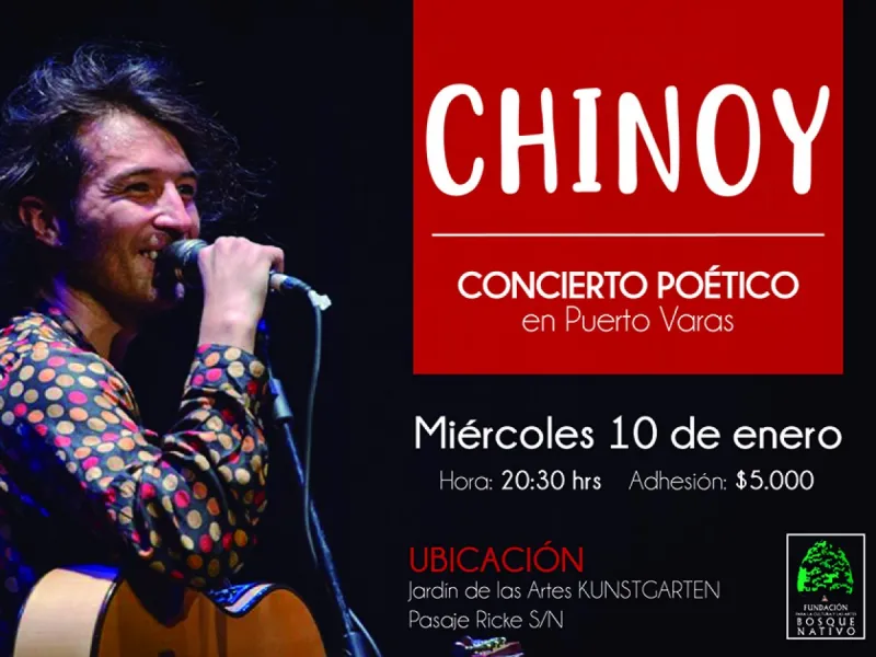 Mañana miércoles 10 de enero: Chinoy en el Jardín de las Artes Kunstgarten