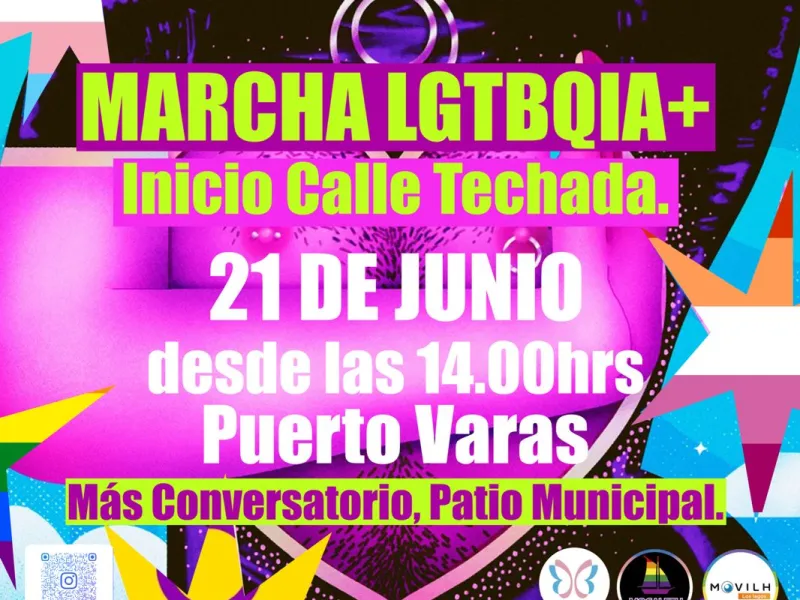 Marcha LGTBIQ+ se realizará en la ciudad de Puerto Varas