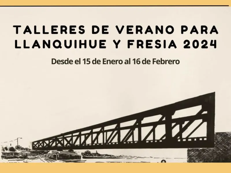 ONG Plaza Cultural Llanquihue invita a jóvenes de Llanquihue y Fresia a participar de Talleres de Verano