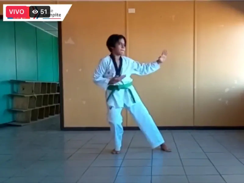 Organizado por el Mindep IND: Gran participación de deportistas locales en Tercer Campeonato Regional Escolar de Taekwondo