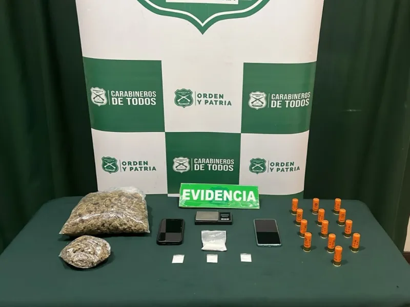 OS-7 de Carabineros detiene a pareja en Llanquihue por tráfico de drogas