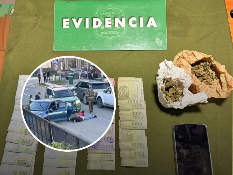 Persecución policial por las calles de Puerto Varas culminó con cuatro detenidos