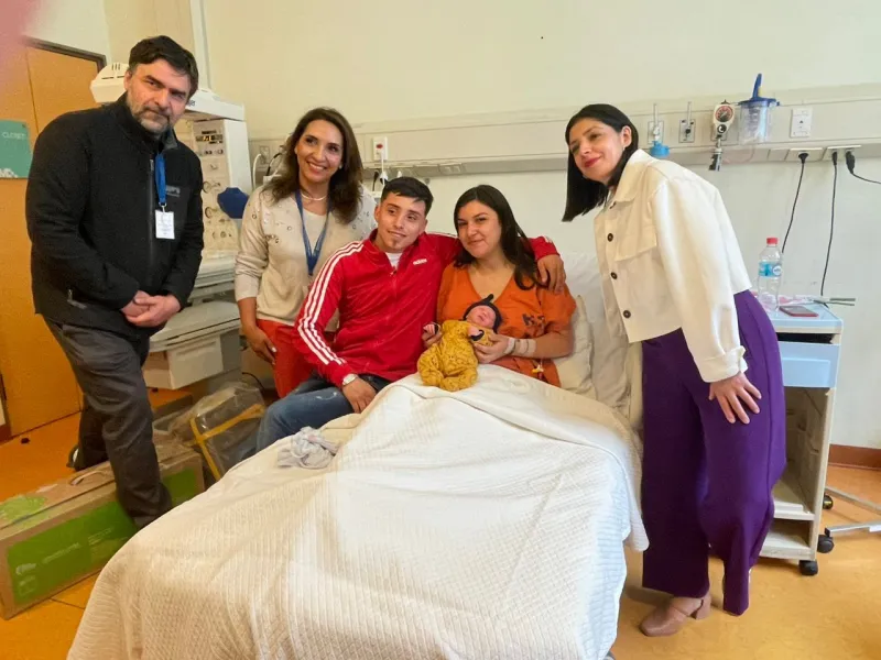 Primer recién nacido del 2024 nace sin complicaciones en el Hospital Puerto Montt