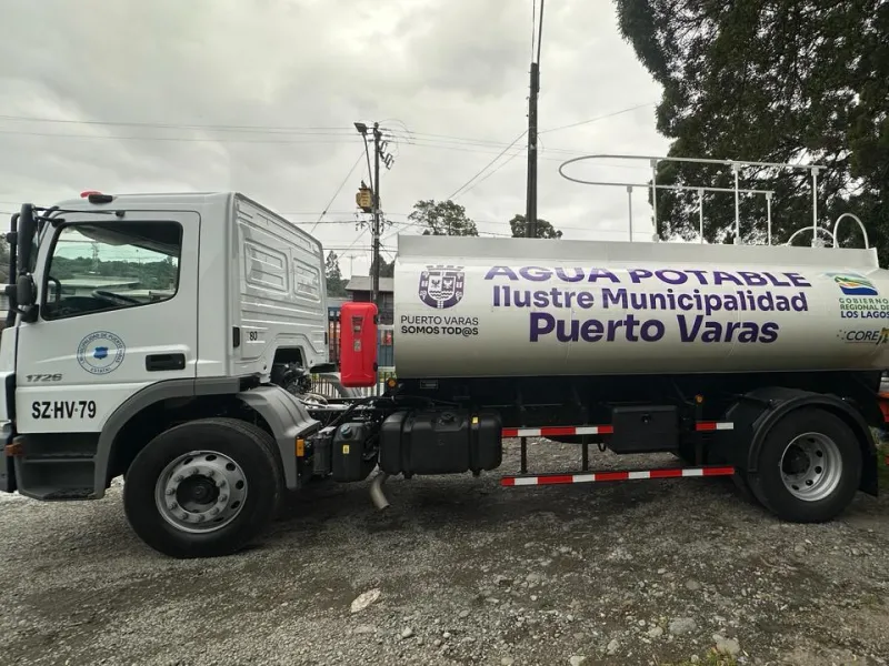 Puerto Varas cuenta con nuevo camión aljibe