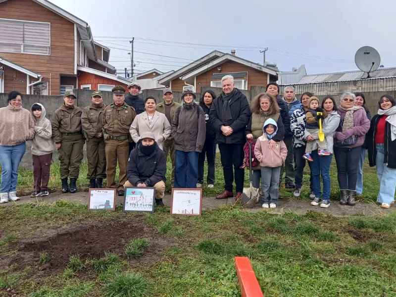 Puerto Varas: se realizó ceremonia de Primera Piedra del proyecto "Plaza Inclusiva" en Alto Brisas