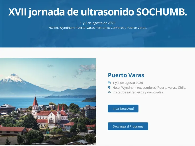 Puerto Varas será sede de encuentro médico que reúne a los mayores referentes en ultrasonografía del país y el extranjero