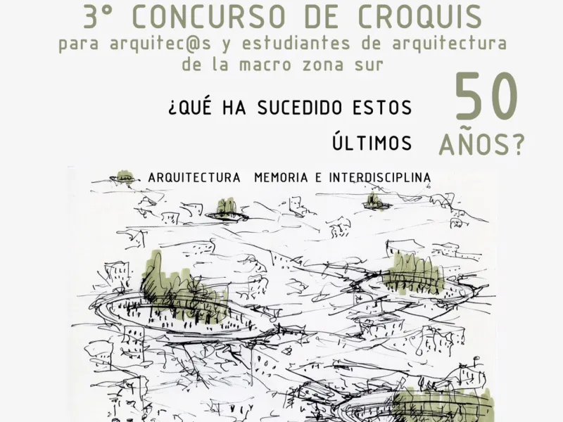 Se abrió el “Tercer Concurso de Croquis” y la convocatoria para postular a los Premios “Arquitectos Comprometidos” del Colegio de Arquitectos Delegación Provincia de Llanquihue