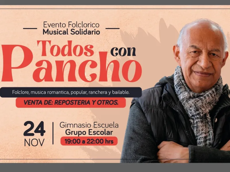 “Todos con Pancho”: evento folclórico musical en beneficio de reconocido compositor, cantautor y folclorista puertovarino Francisco Pancho Guerrero