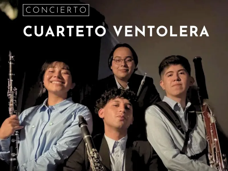 Últimos conciertos de febrero: Cuarteto Ventolera y Cantineros se presentarán este fin de semana en Bosque Nativo y Kunstgarten