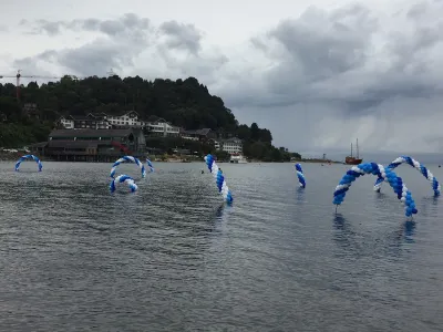 3 mil globos adornaron bahía de Puerto Varas en la jornada de ayer 