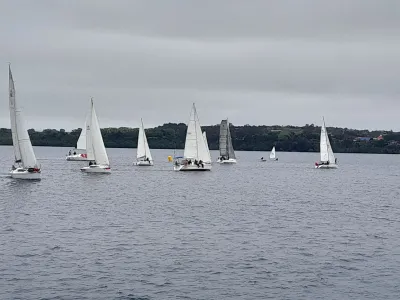 Séptima regata Non Stop organizada por club de vela Surazo convocó a comunidad en el lago Llanquihue