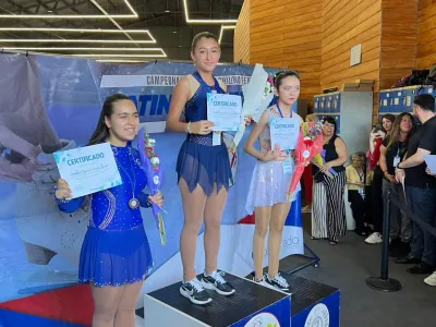 Alumna del Colegio Germania Aline Boudon Grandjean obtuvo primer lugar en Campeonato Nacional Federado de Patinaje Sobre Hielo