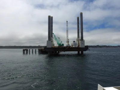  Arribaron 2.300 toneladas de material para la construcción del Puente Chacao