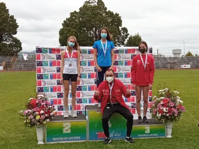 Atletismo damas finaliza con 12 medallas su participación en los Juegos de la Araucanía Chile 2021
