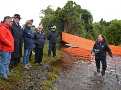 Autoridades de gobierno comprometen acciones tras daño medioambiental en Chonchi