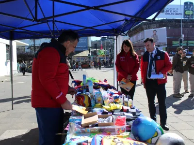 Autoridades promueven campaña de comercio responsable en compras previas a fiestas patrias