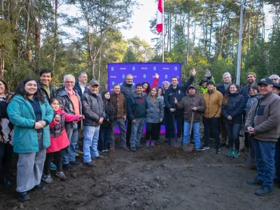 Autoridades pusieron primera piedra de pozo profundo en la localidad de Los Coihues en la comuna de Puerto Varas