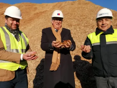 Autoridades regionales destacan inversión en Puerto Chincui y la exportación de astillas a Asia