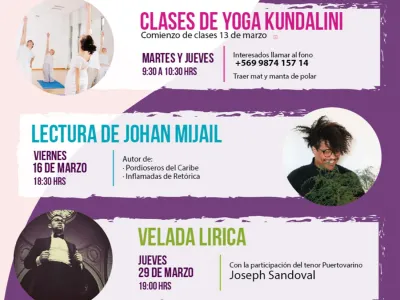 Biblioteca Paul Harris invita a disfrutar de sus actividades culturales durante marzo 