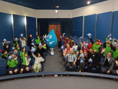 Campaña Separemos Las Aguas: con títeres enseñan a niños sobre la importancia de la potabilización y saneamiento del agua