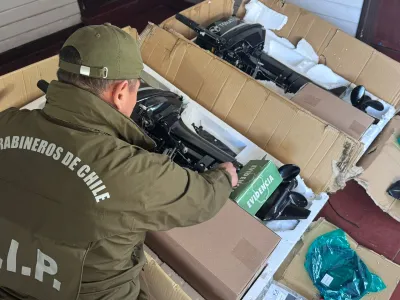 Carabineros recuperó motores fuera de borda robados en Puerto Varas