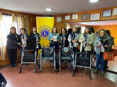 Club de Leones Puerto Varas Los Colonos donó implementación para Casa de la Discapacidad