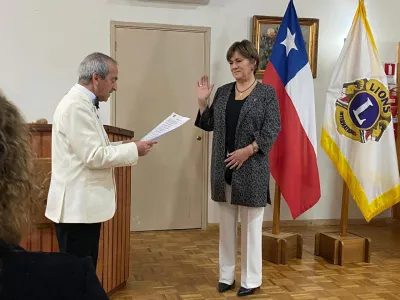 Club de Leones Puerto Varas Los Colonos llevó a cabo transmisión de mando período 2025 -2026