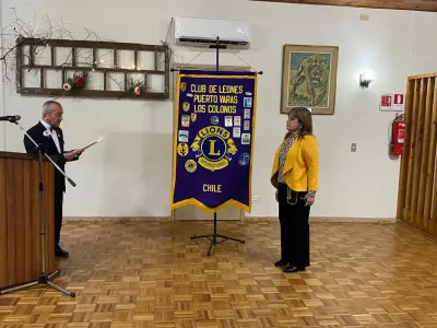 Club de Leones Puerto Varas Los Colonos Realizó Cambio de Mando Período 2024 - 2025