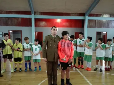Colegio Mirador del Lago se coronó Campeón del Campeonato de Baby Fútbol escolar en conmemoración de un nuevo Aniversario de Carabineros 