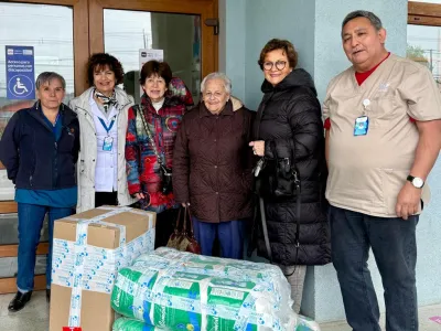 Comité de Damas del Rotary Club de Puerto Varas dona 400 pañales para adultos